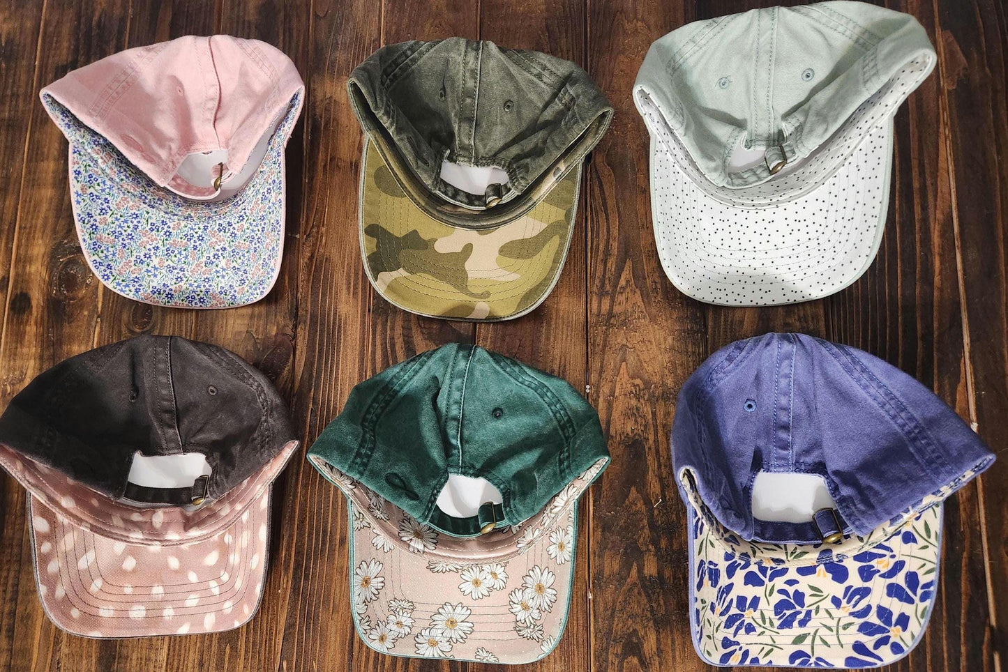 Undercaffienated Embroidered Text Baseball Hat- Concealed Ponytail For Messy Bun- Printed Undervisor