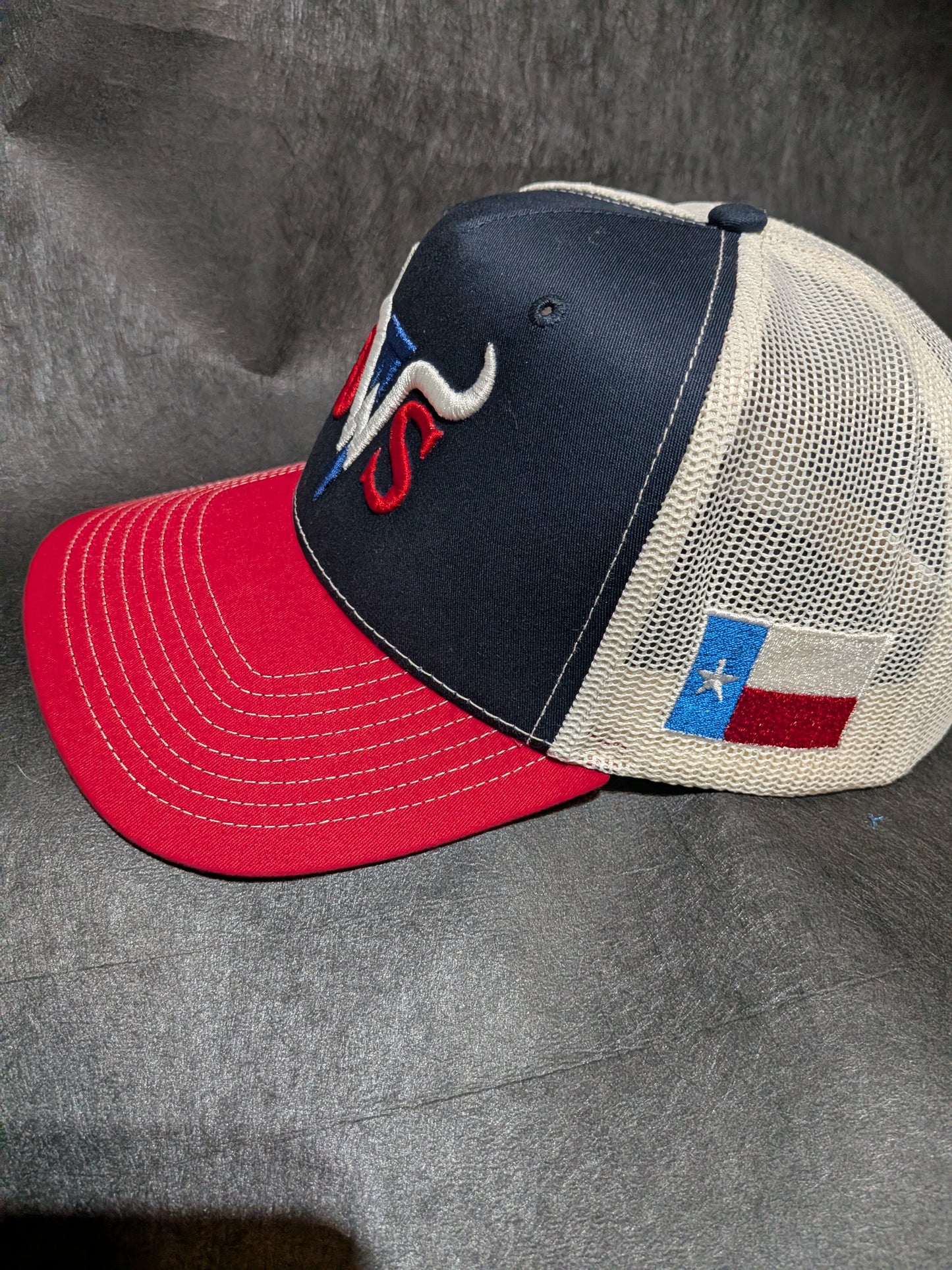 Out West Seams Texas flag hat