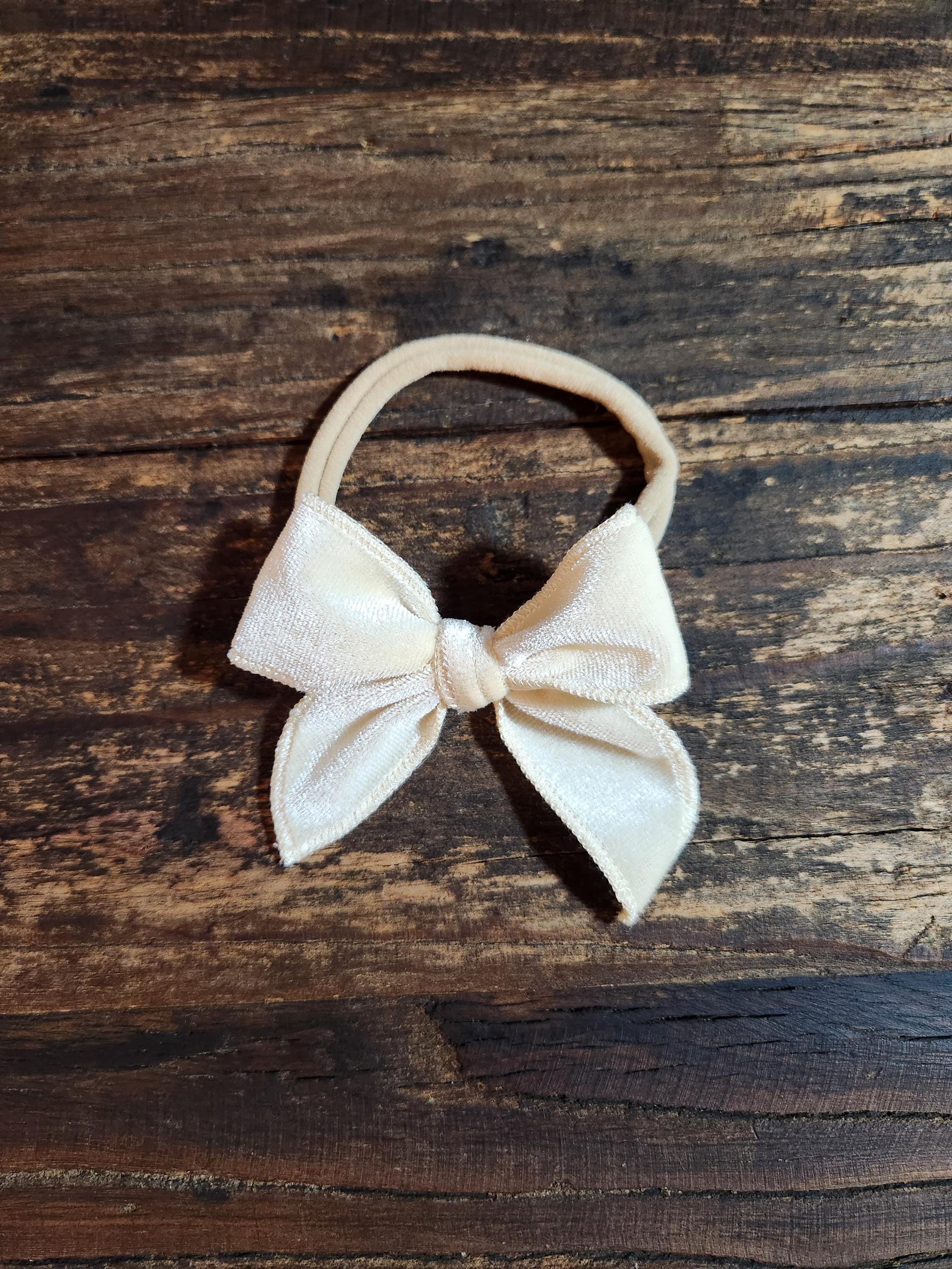 Personalized Muslin Embroidered Bib, & Burp Cloth + Velvet Bow | Custom Name or Initials