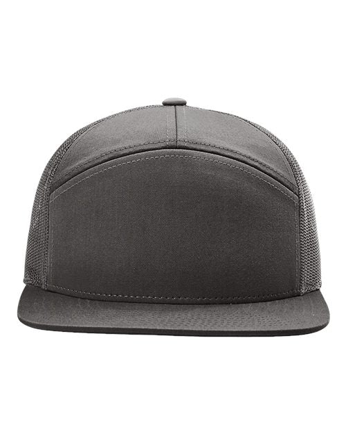 7-Panel Trucker Cap 168 Flat Bill