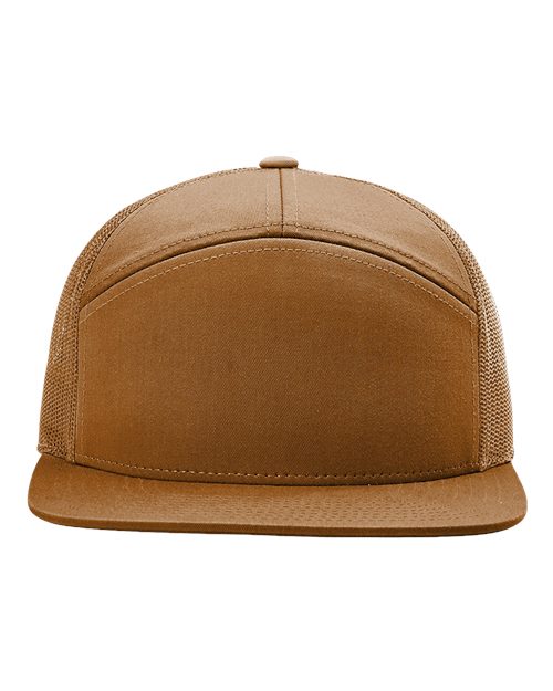 7-Panel Trucker Cap 168 Flat Bill