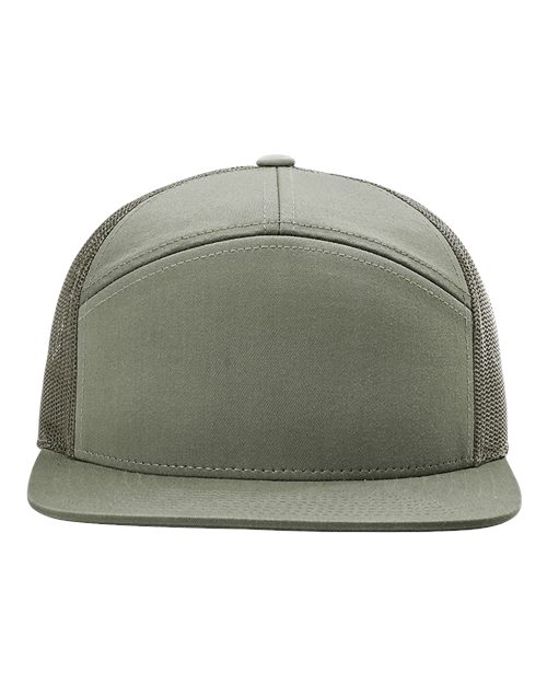 7-Panel Trucker Cap 168 Flat Bill