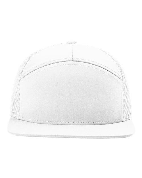 7-Panel Trucker Cap 168 Flat Bill