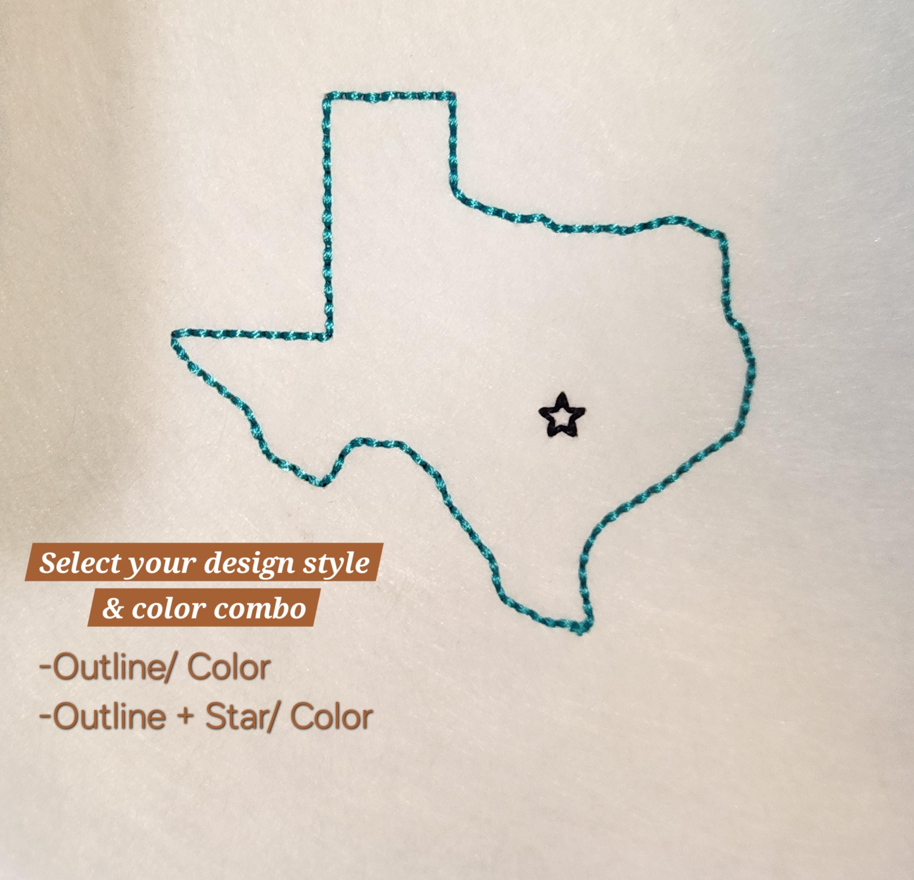 Custom Home State Hat – Embroidered State Outline with Optional Capital Star | 7 Hat Colors | All 50 States Available