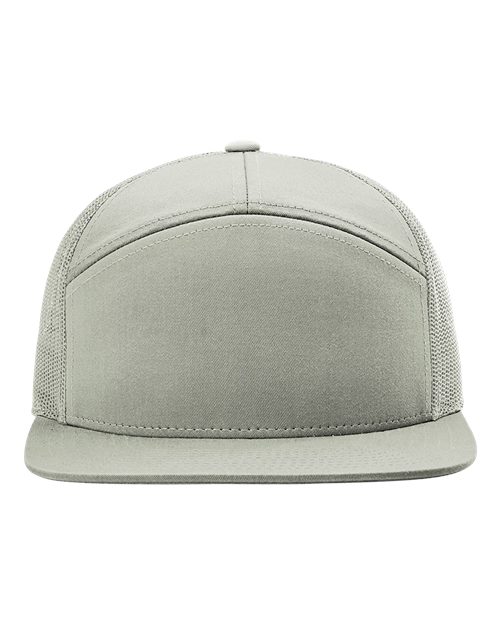 7-Panel Trucker Cap 168 Flat Bill