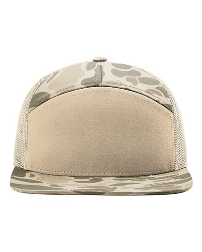 Richardson 168 Printed 7-Panel Trucker Hat