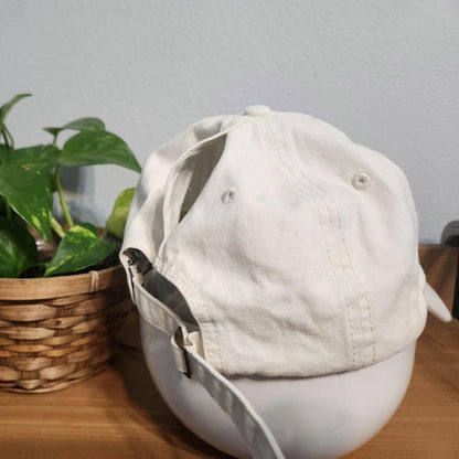 Embroidered Cactus Hat with Pink Flower-Concealed Ponytail-Under Visor Print