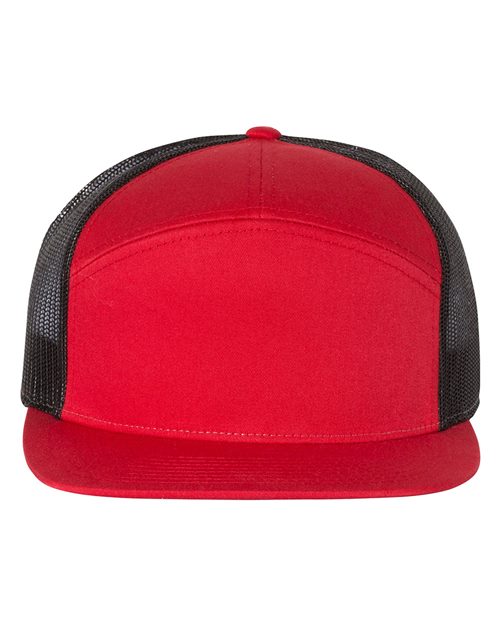 7-Panel Trucker Cap 168 Flat Bill