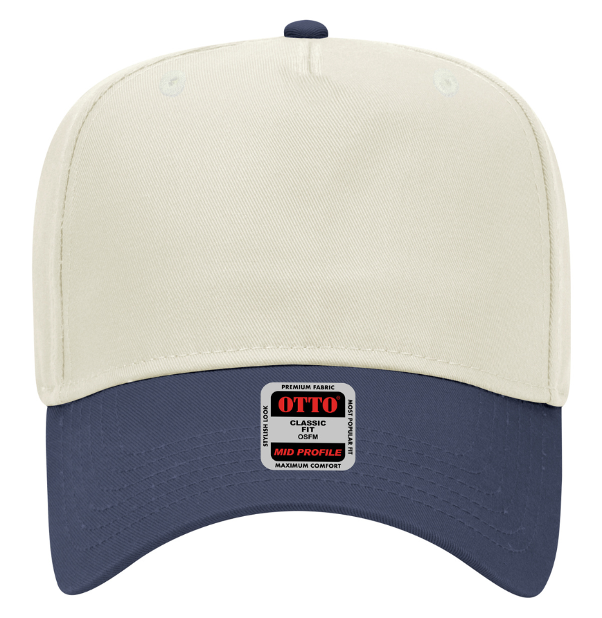 Otto Cap 5-Panel Mid Profile Baseball Cap