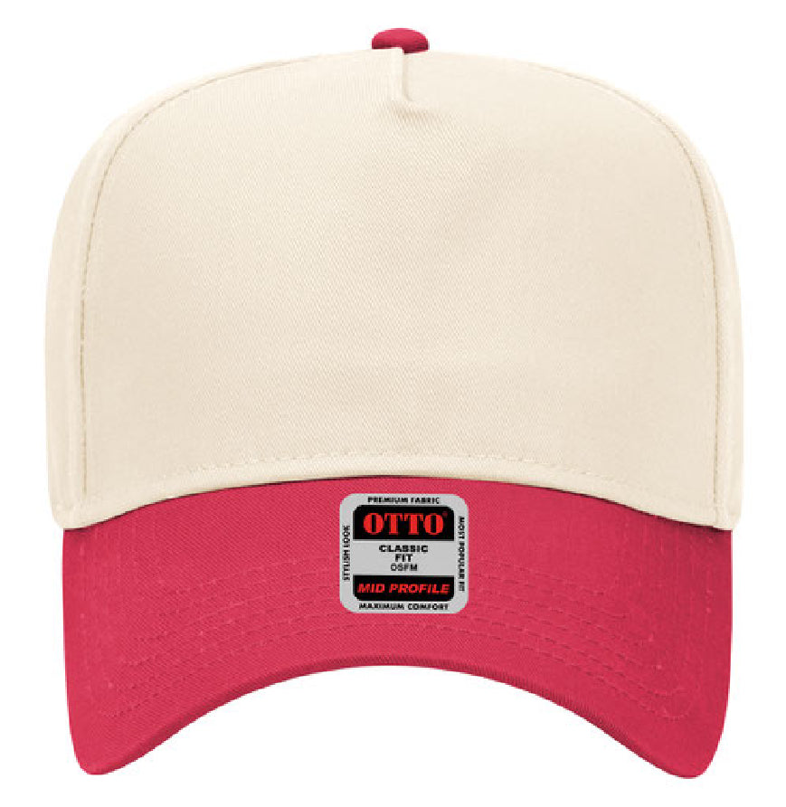 Otto Cap 5-Panel Mid Profile Baseball Cap