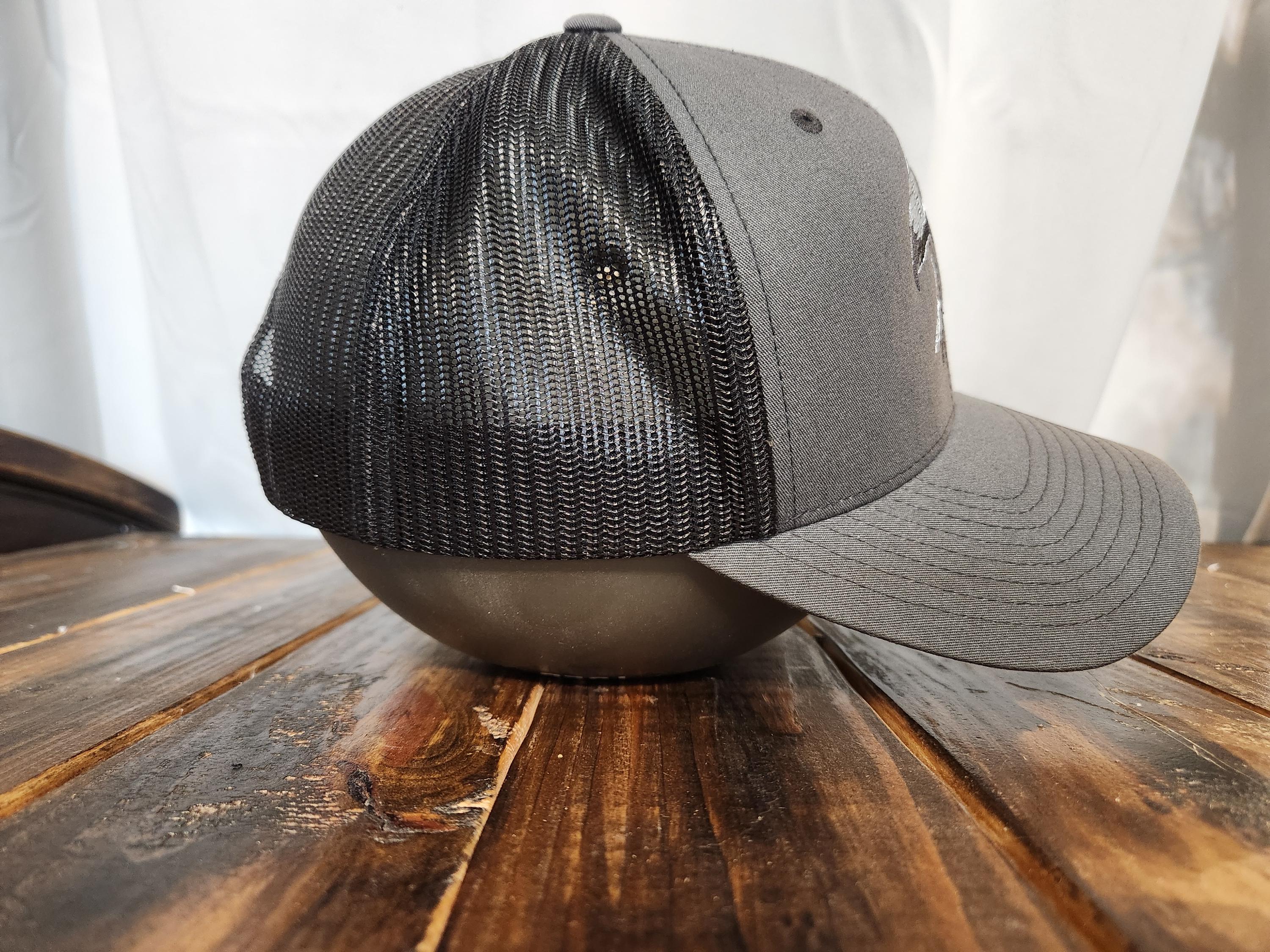 Raven Embroidered Snapback Hat for Men – Gothic Bird Cap, Adjustable Trucker Hat, Dark Aesthetic Streetwear Gift – Yupoong Hat