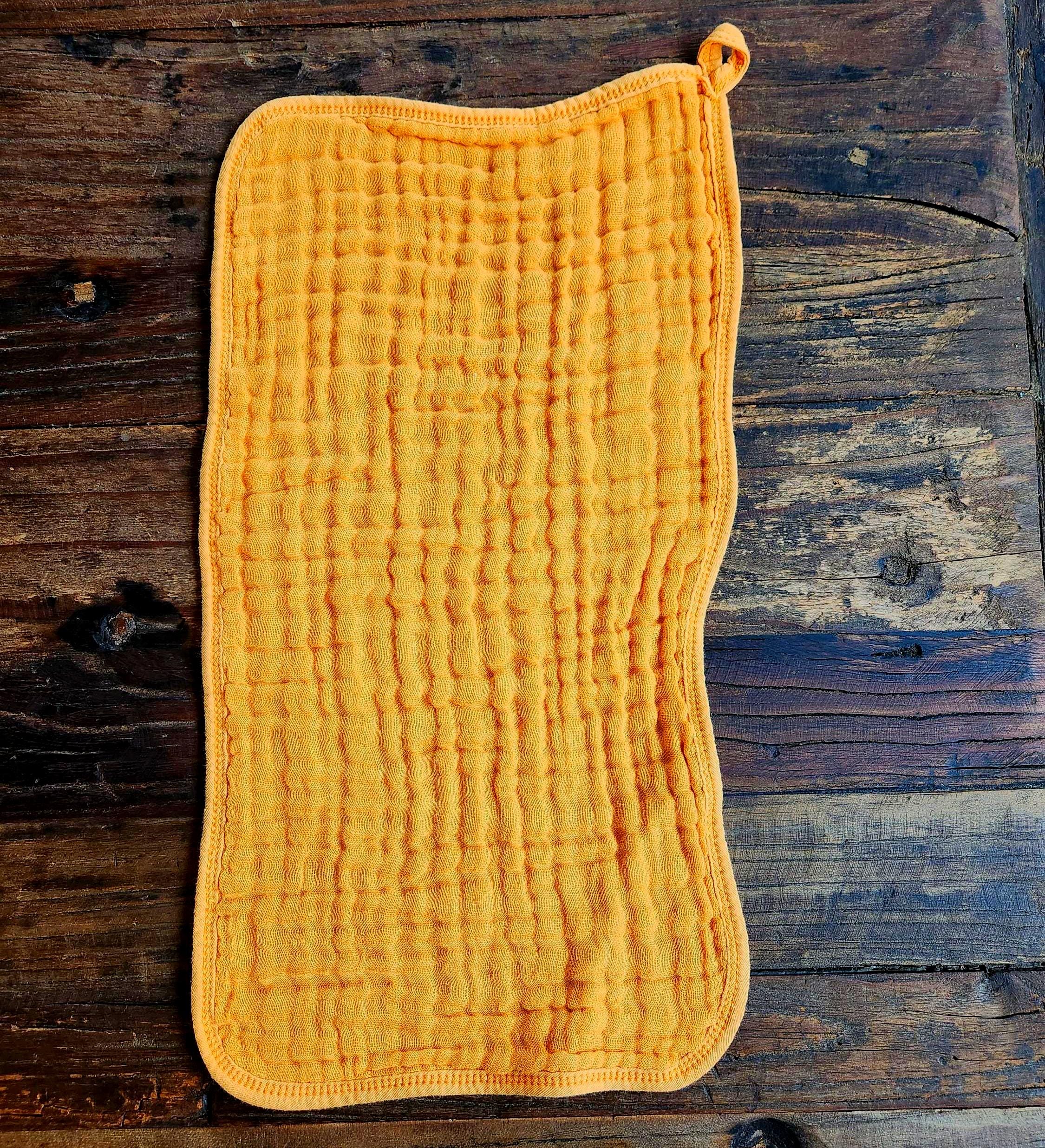 Personalized Muslin Embroidered Bandana Bib, & Burp Cloth | Custom Name or Initials