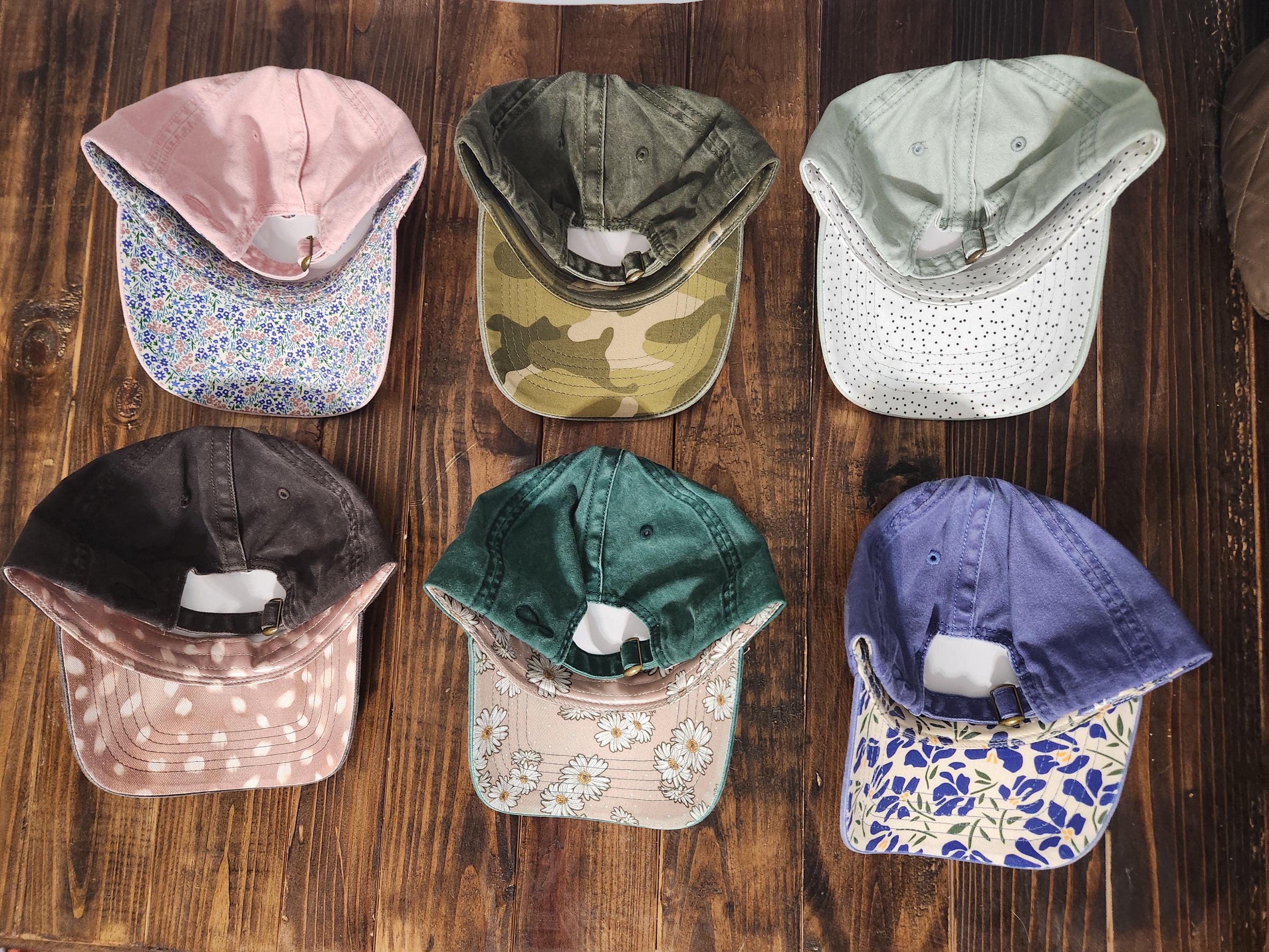 Embroidered Birth Month Flower Hat – Custom Floral Vintage Cap – Birthday Gift for Her – Nature Lover Soft Baseball Hat - Concealed Ponytail