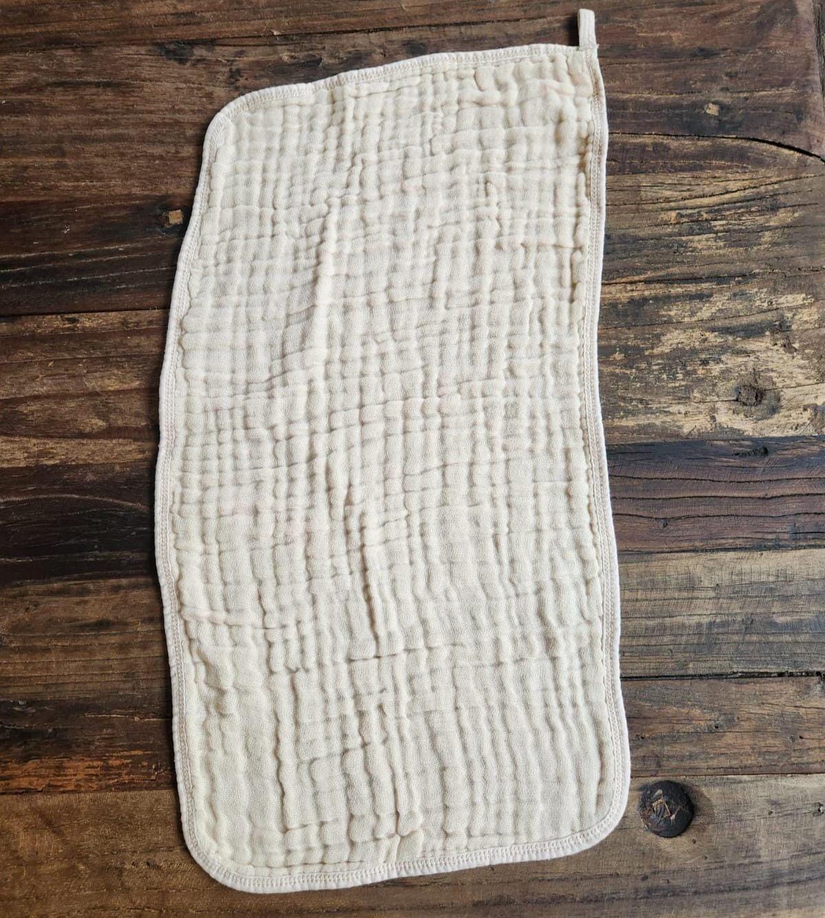 Personalized Muslin Embroidered Bandana Bib, & Burp Cloth | Custom Name or Initials