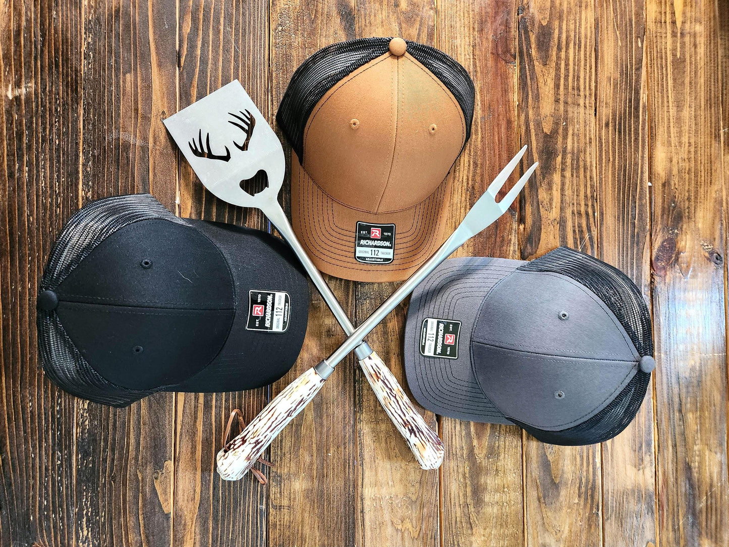 Custom Embroidered Grandpa Hat – Richardson 112 Trucker Cap