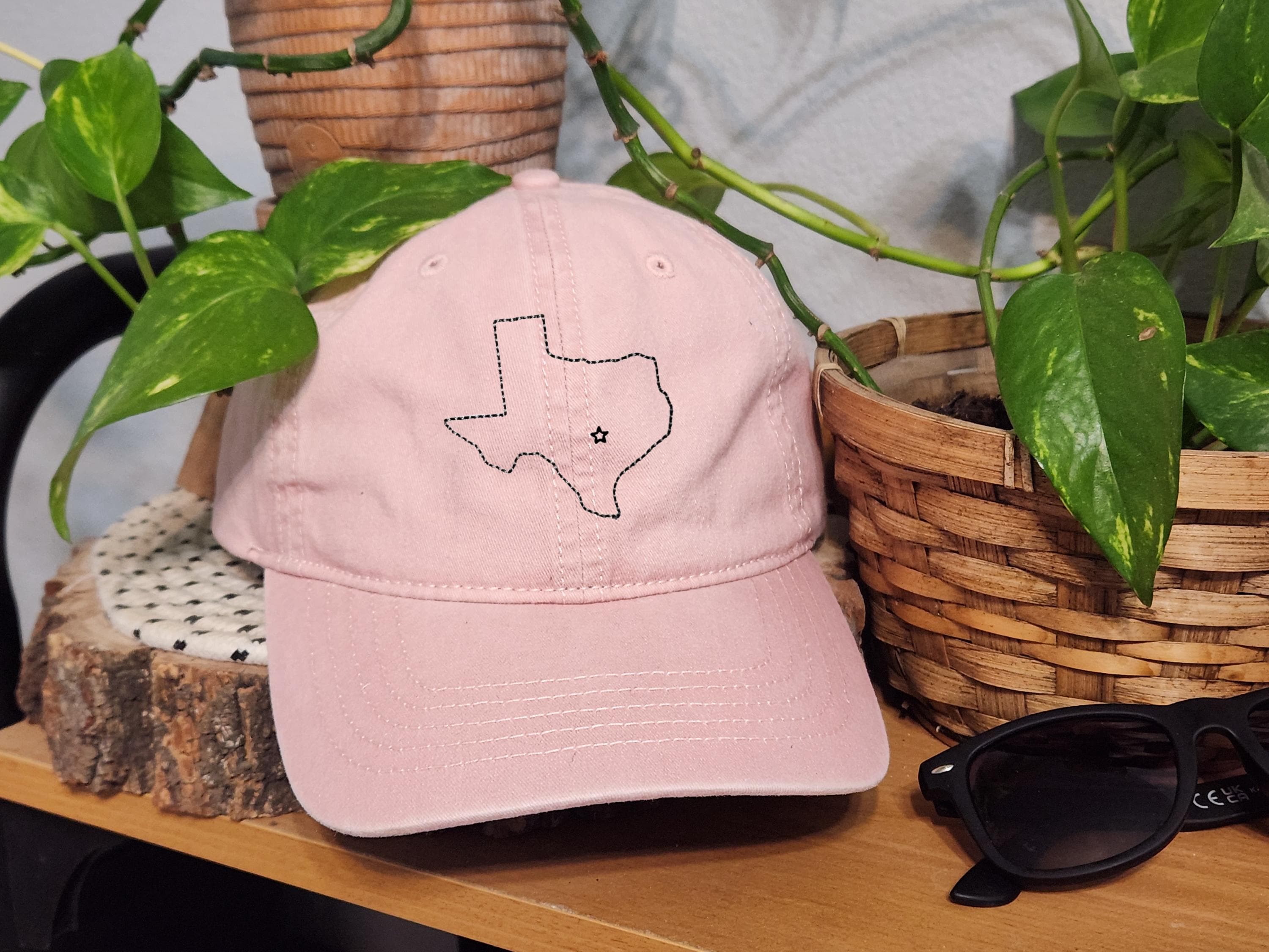 Custom Home State Hat – Embroidered State Outline with Optional Capital Star | 7 Hat Colors | All 50 States Available