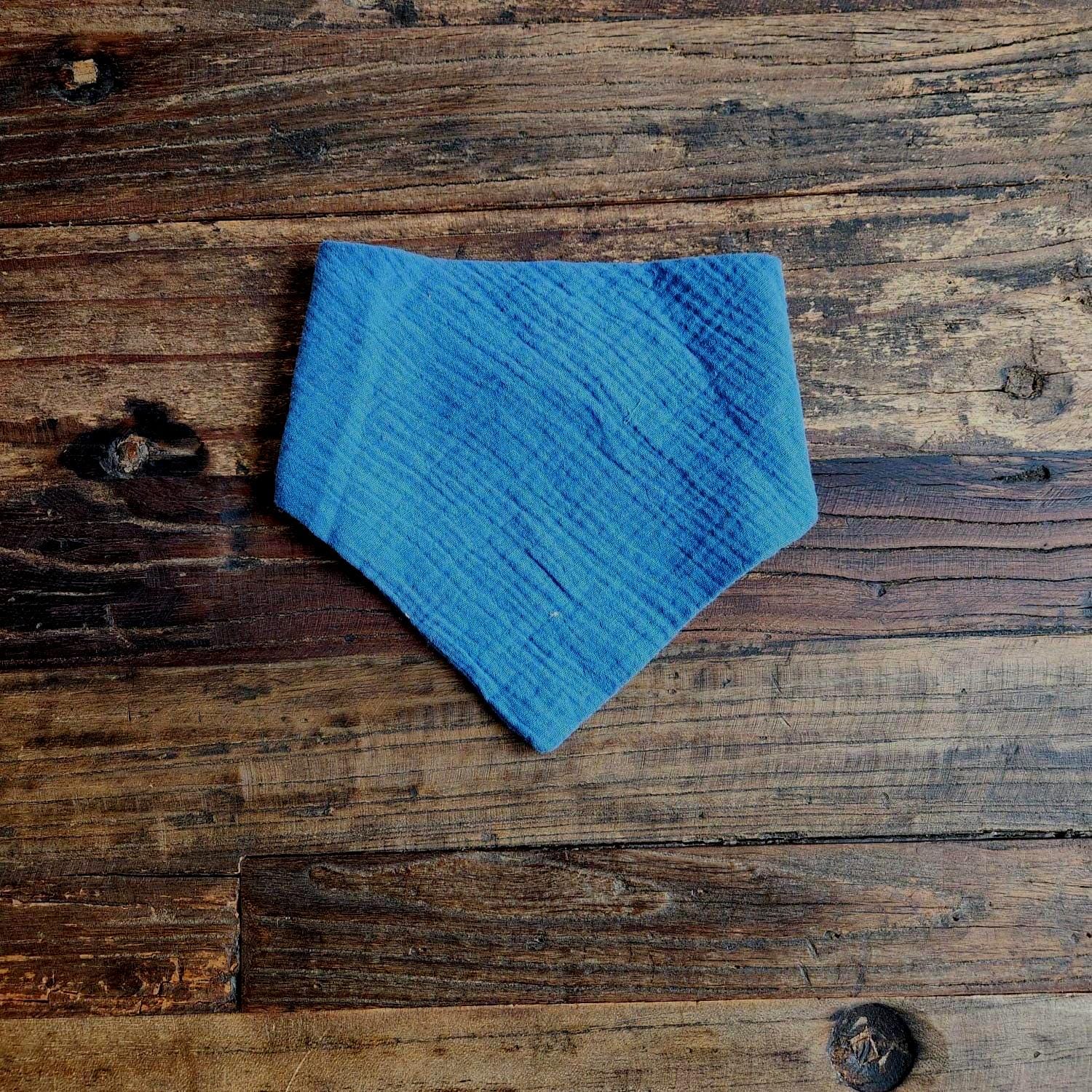 Personalized Muslin Embroidered Bandana Bib, & Burp Cloth | Custom Name or Initials