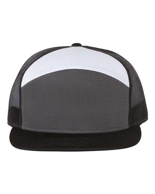 7-Panel Trucker Cap 168 Flat Bill