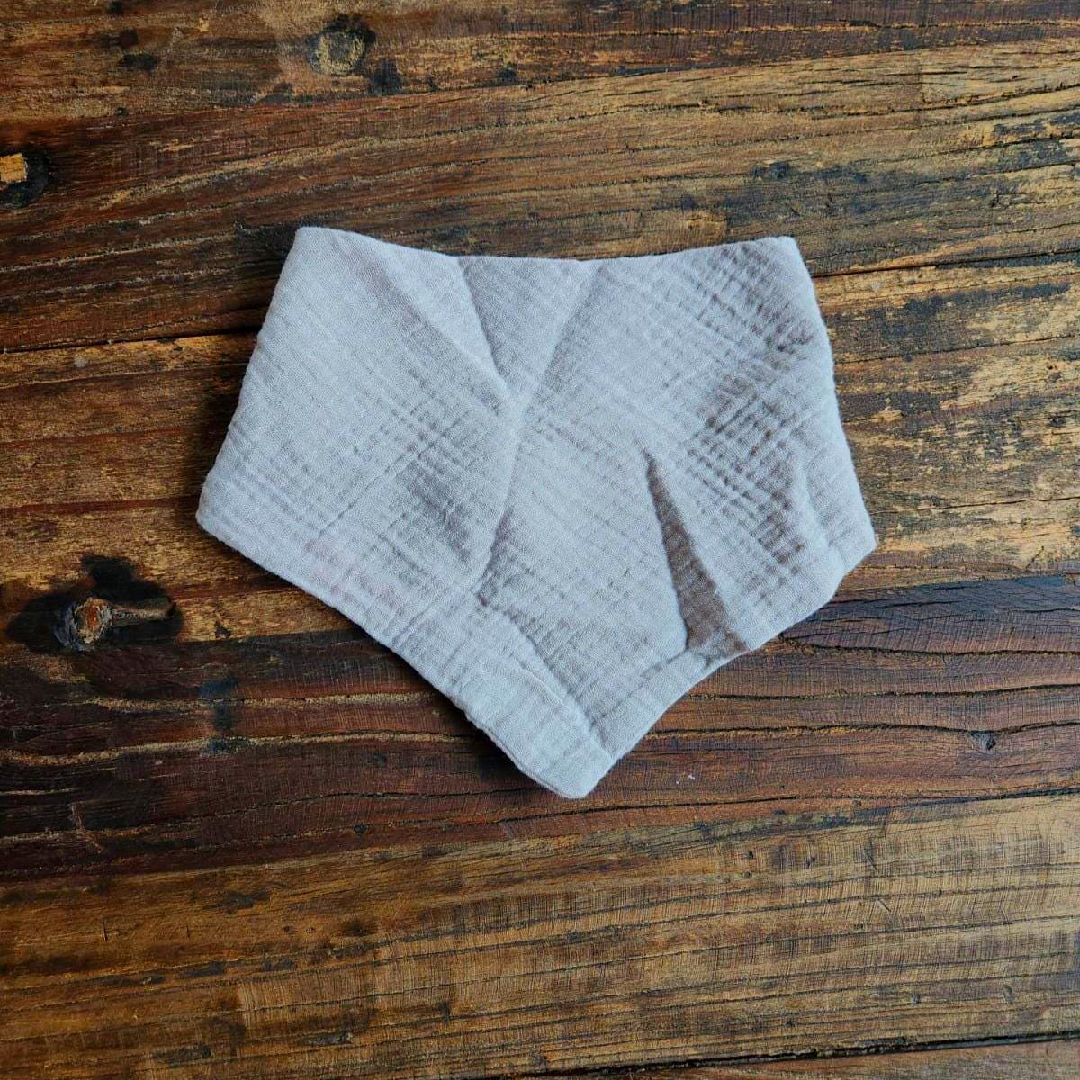 Personalized Muslin Embroidered Bandana Bib, & Burp Cloth | Custom Name or Initials