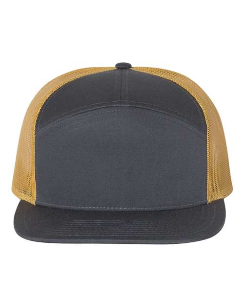 7-Panel Trucker Cap 168 Flat Bill
