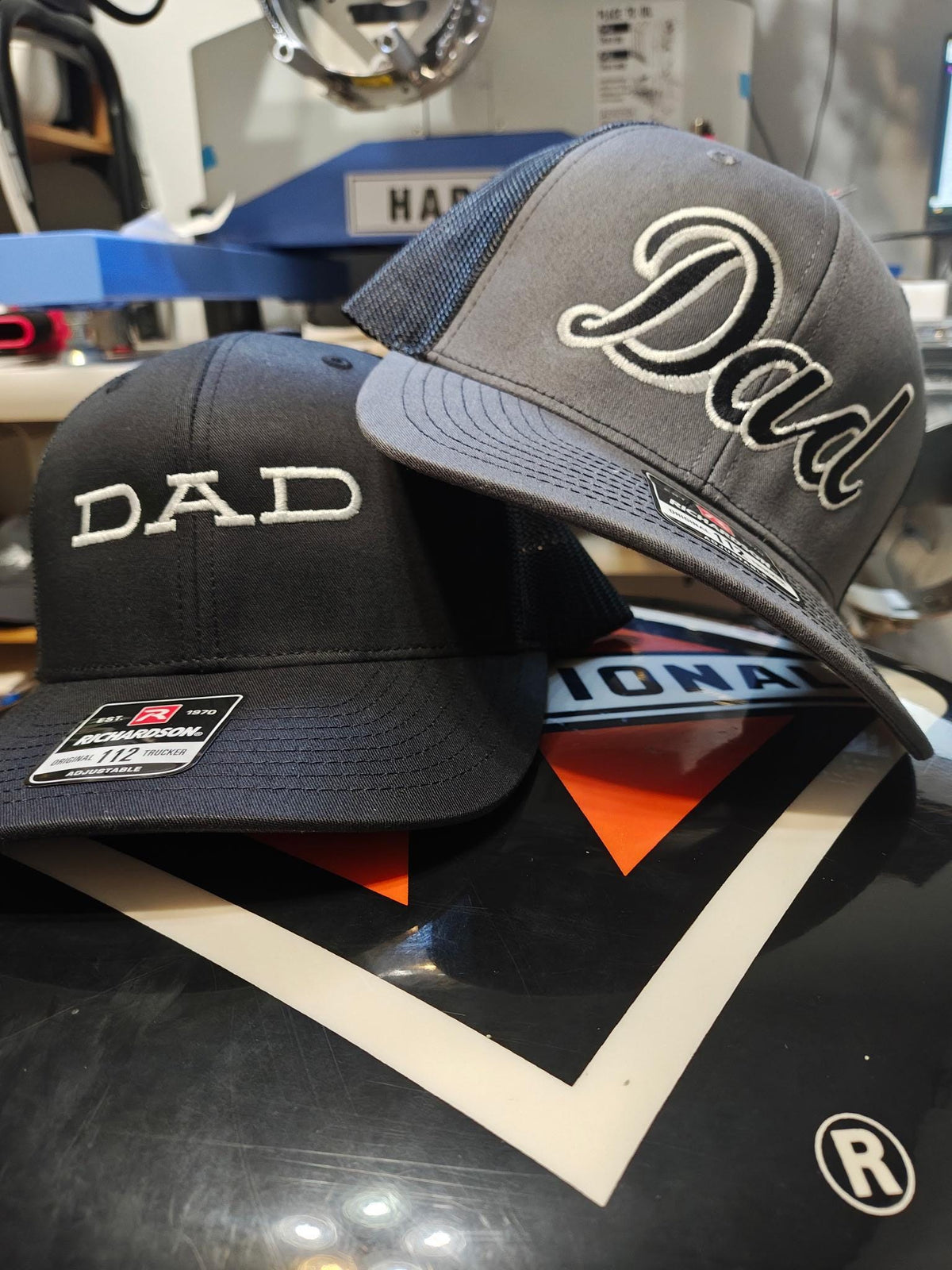 Custom Embroidered Dad Hat – Father's Day Gift – Richardson 112 Trucker Cap – Pops, Daddy, Daddio, Papa, Dada – Personalized Gift for Him