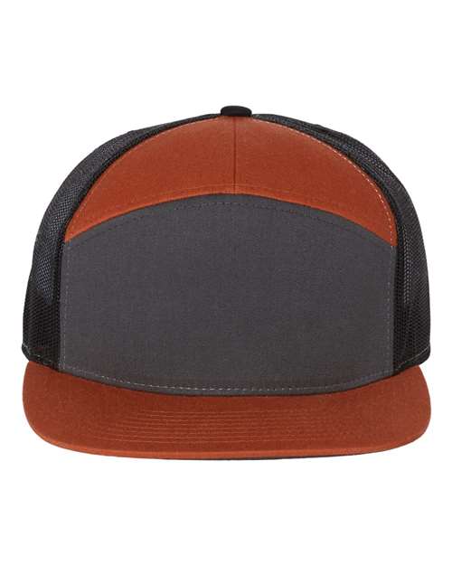 7-Panel Trucker Cap 168 Flat Bill
