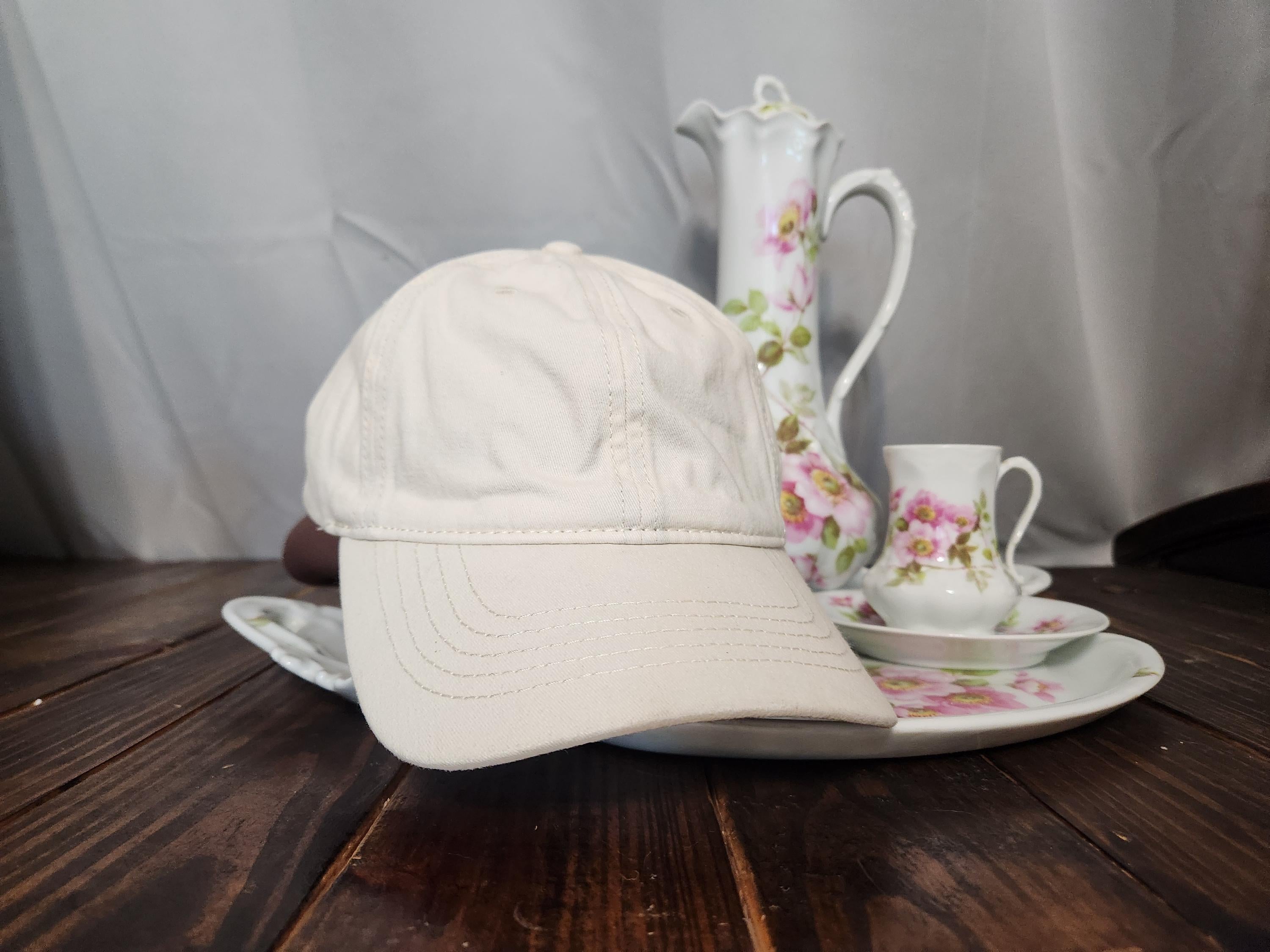 Embroidered Birth Month Flower Hat – Custom Floral Vintage Cap – Birthday Gift for Her – Nature Lover Soft Baseball Hat - Concealed Ponytail