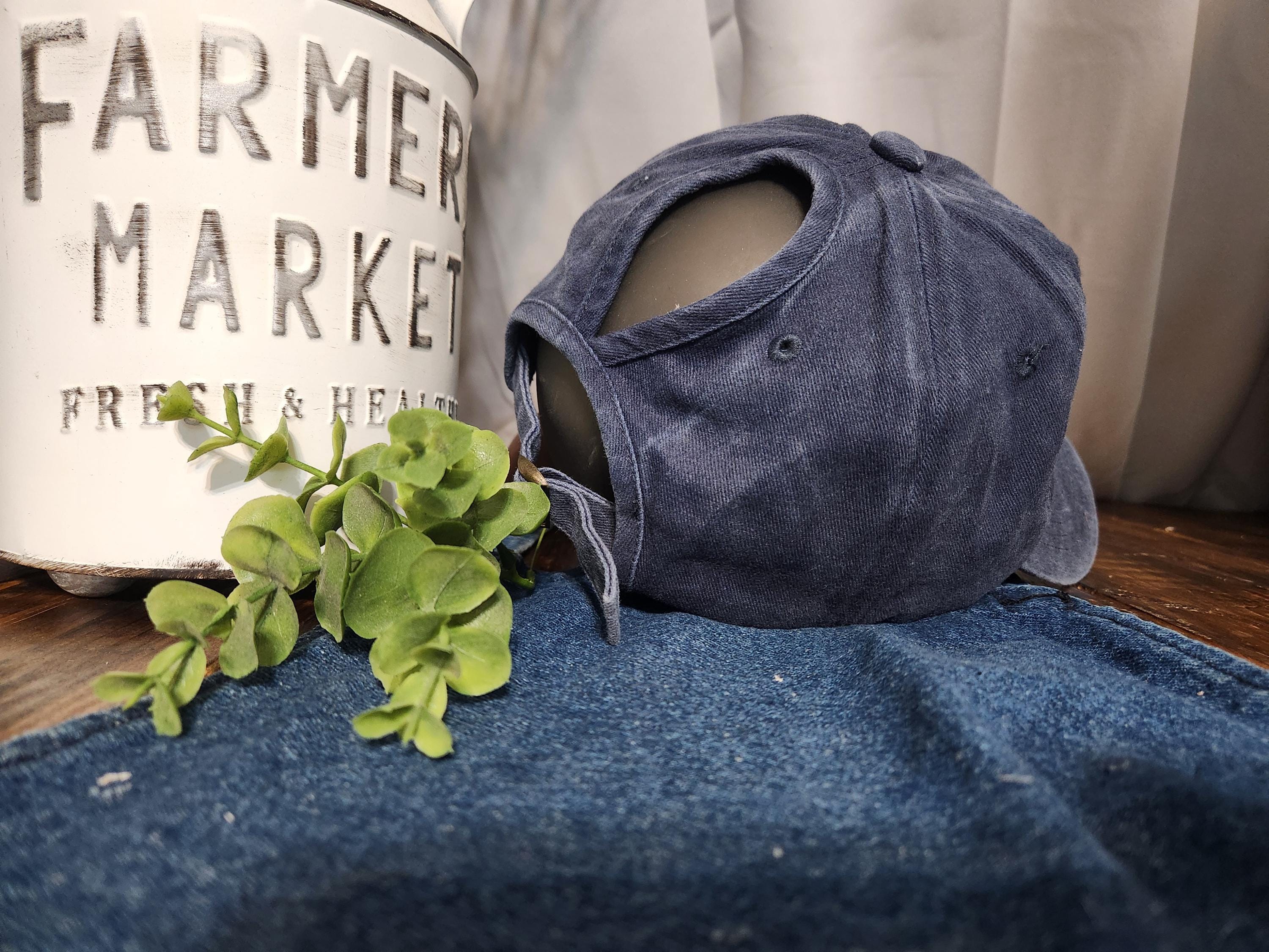 Floral Mama Hat - Embroidered Mom Hat - Ponytail Hat - Cute Mom Life Hat - Mother's Day Gift - Vintage Baseball Cap - Unstructured Hat
