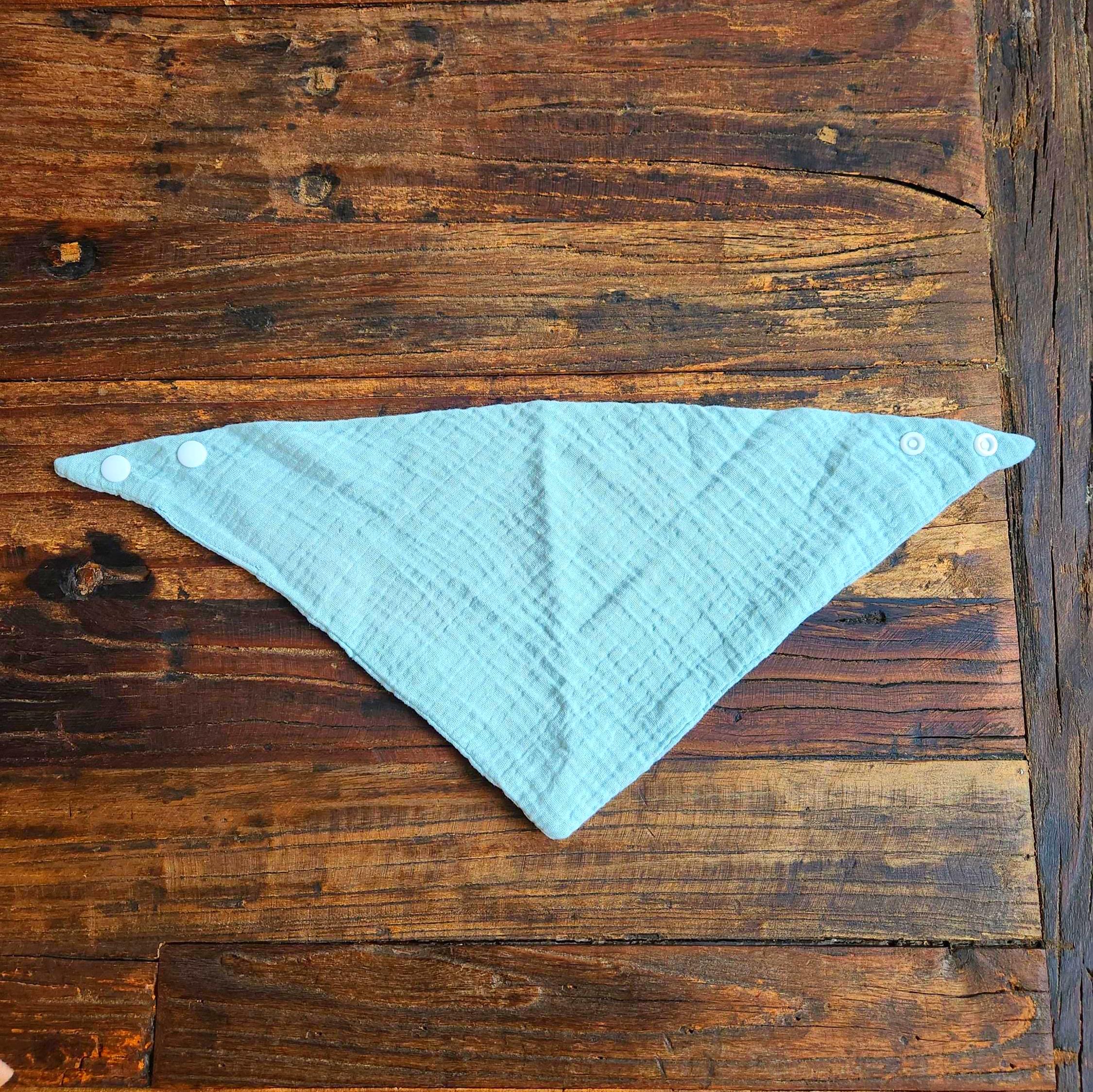 Personalized Muslin Embroidered Bandana Bib, & Burp Cloth | Custom Name or Initials