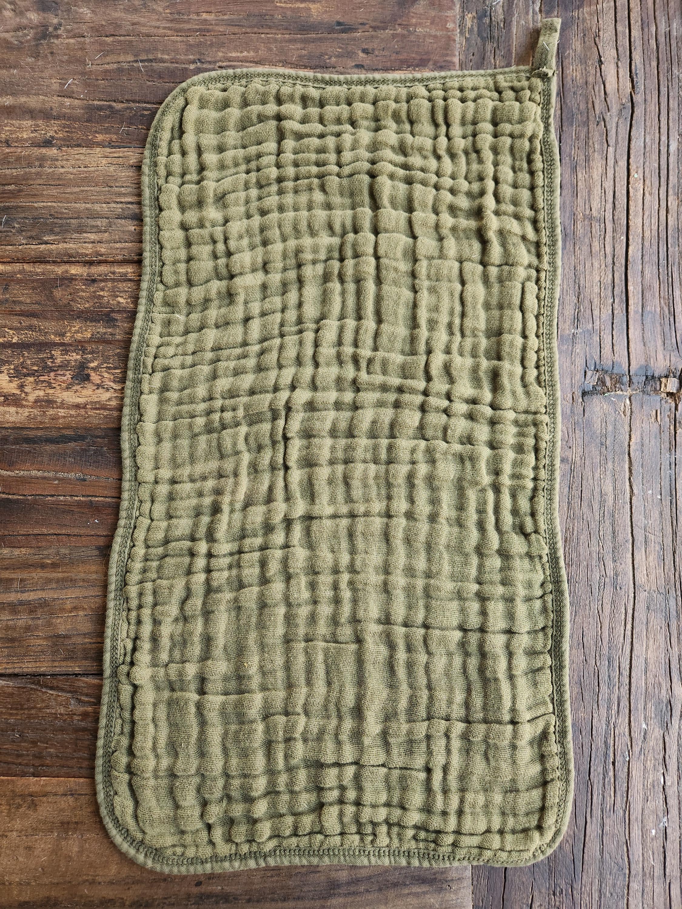 Personalized Muslin Embroidered Bib, & Burp Cloth + Velvet Bow | Custom Name or Initials