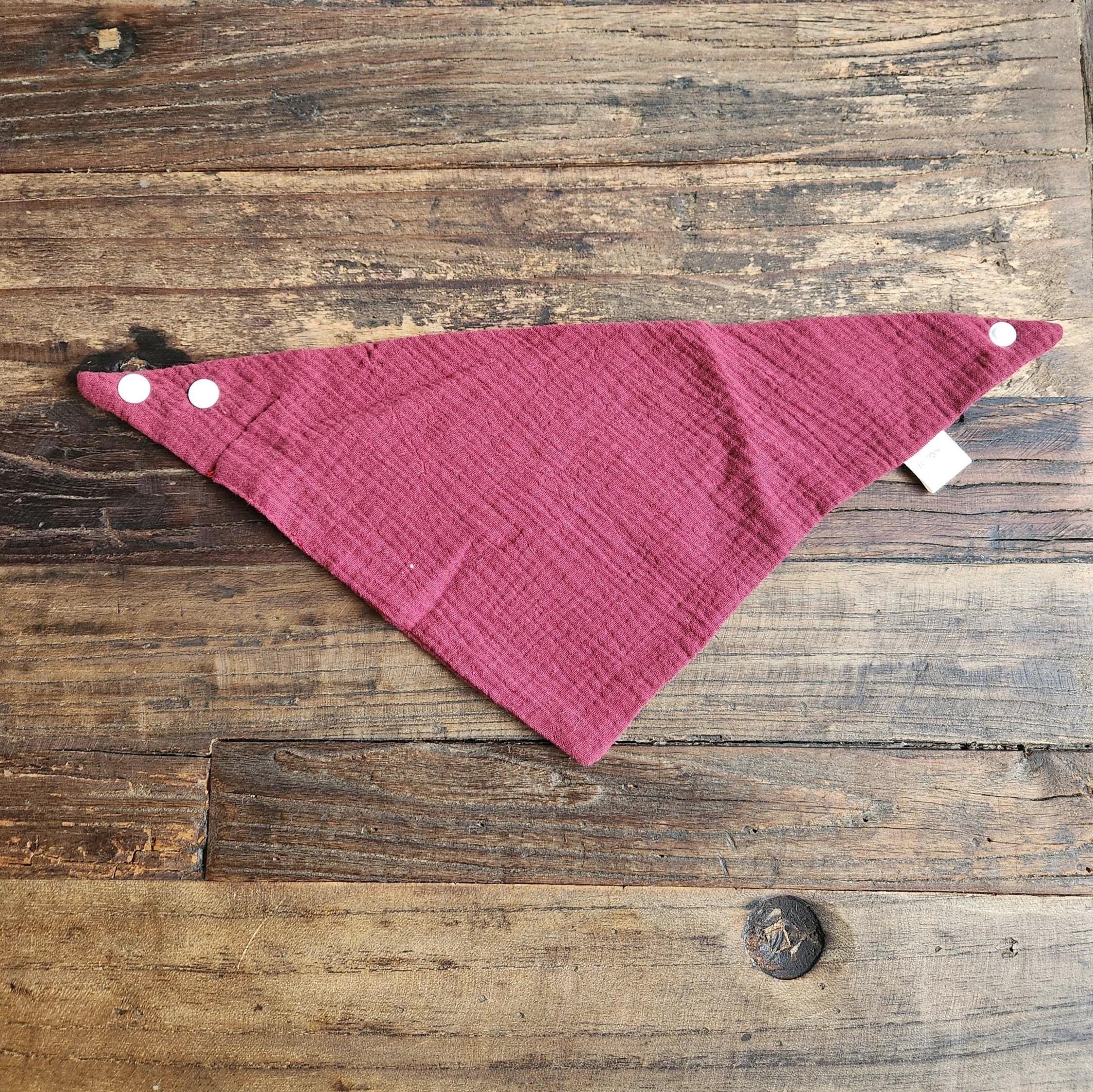 Personalized Muslin Embroidered Bandana Bib, & Burp Cloth | Custom Name or Initials