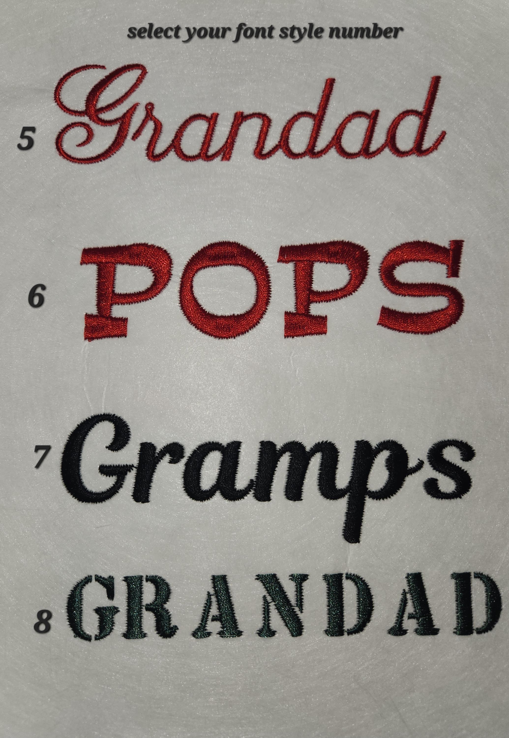 Custom Embroidered Grandpa Hat – Richardson 112 Trucker Cap