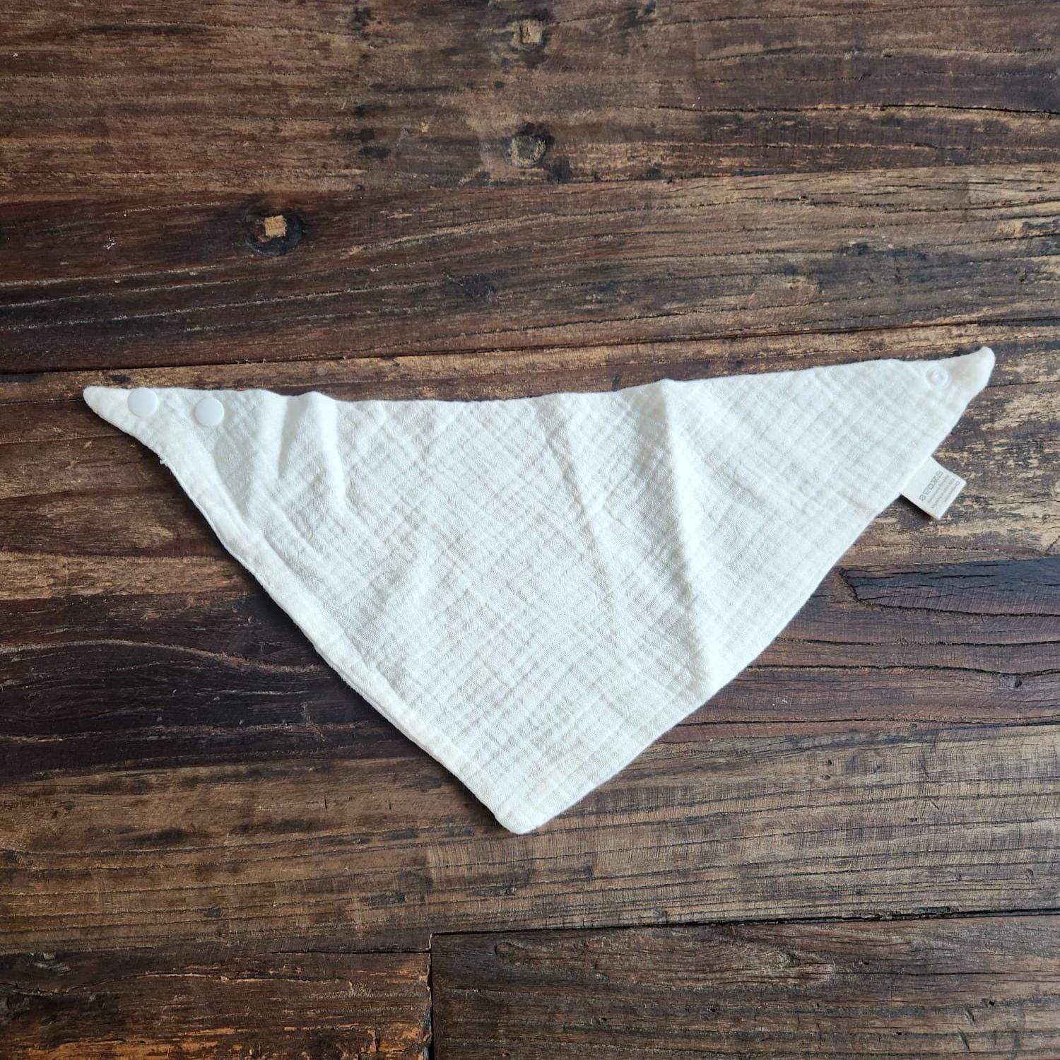 Personalized Muslin Embroidered Bandana Bib, & Burp Cloth | Custom Name or Initials