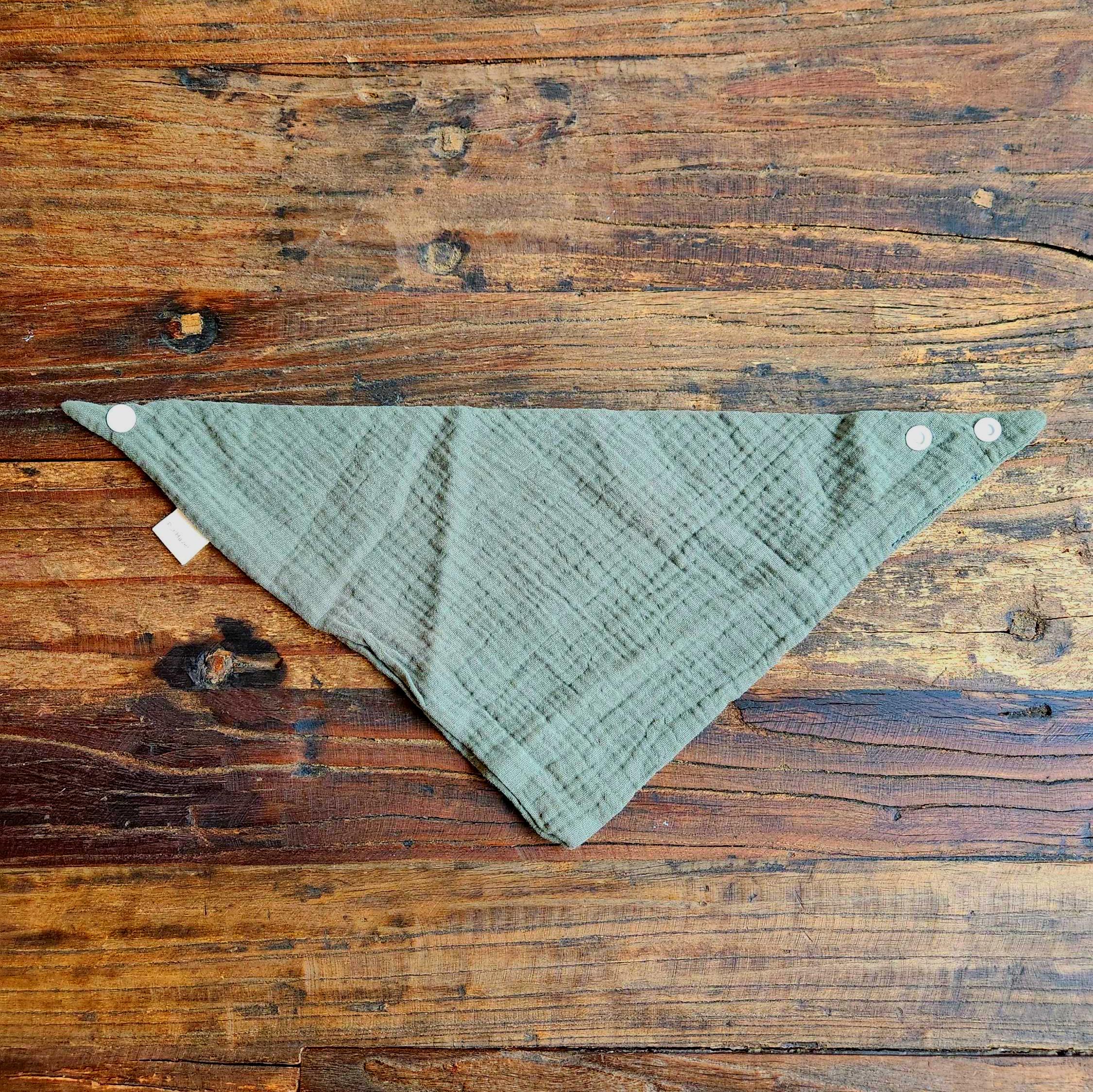 Personalized Muslin Embroidered Bandana Bib, & Burp Cloth | Custom Name or Initials