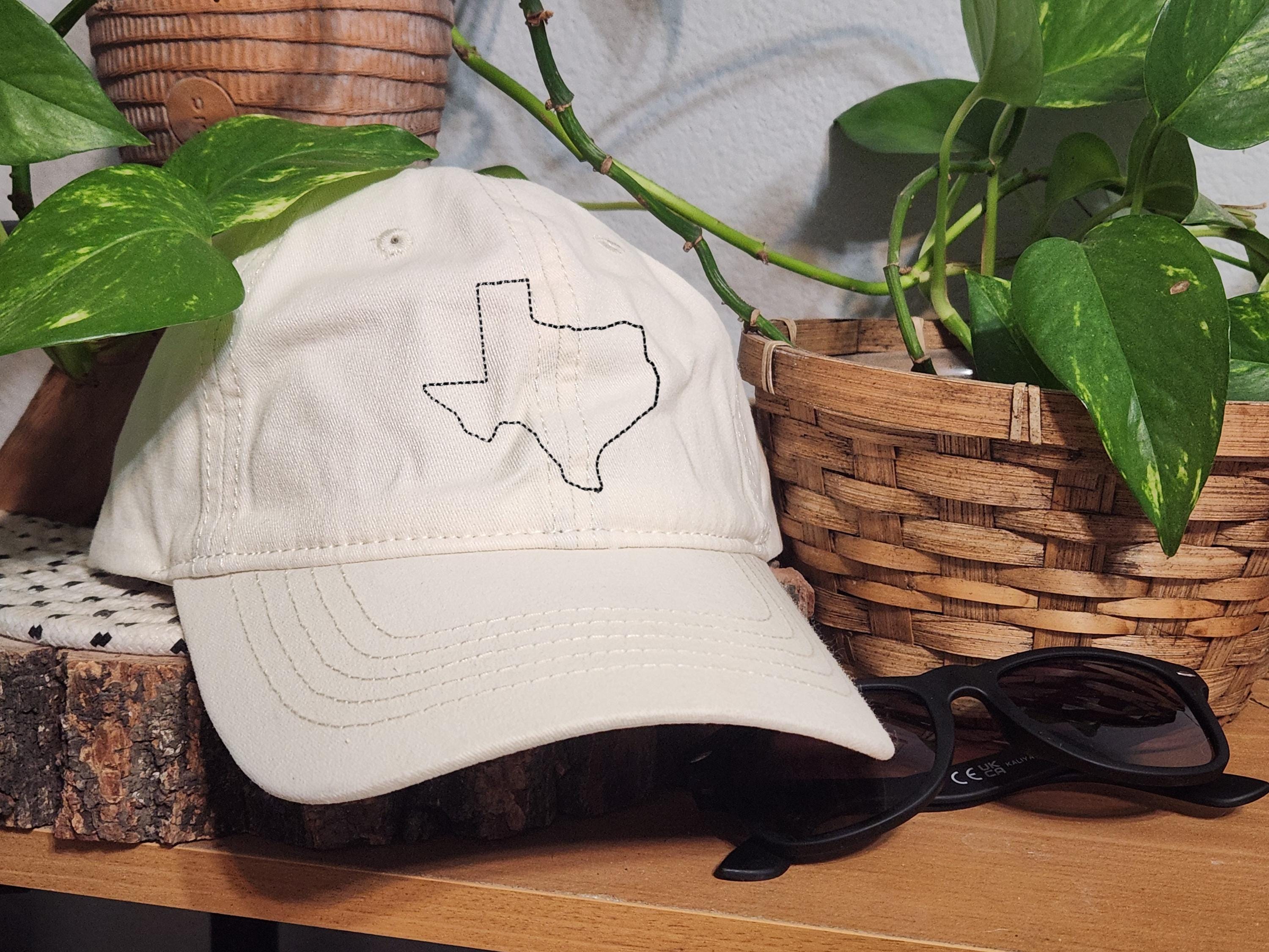 Custom Home State Hat – Embroidered State Outline with Optional Capital Star | 7 Hat Colors | All 50 States Available