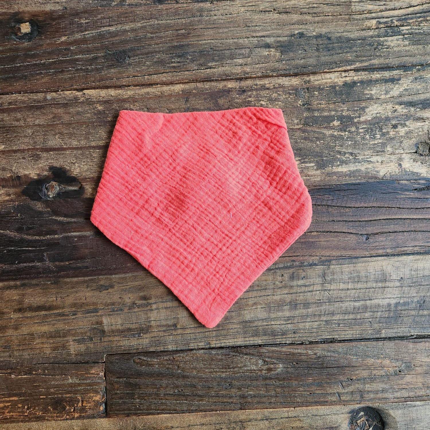 Personalized Muslin Embroidered Bandana Bib, & Burp Cloth | Custom Name or Initials