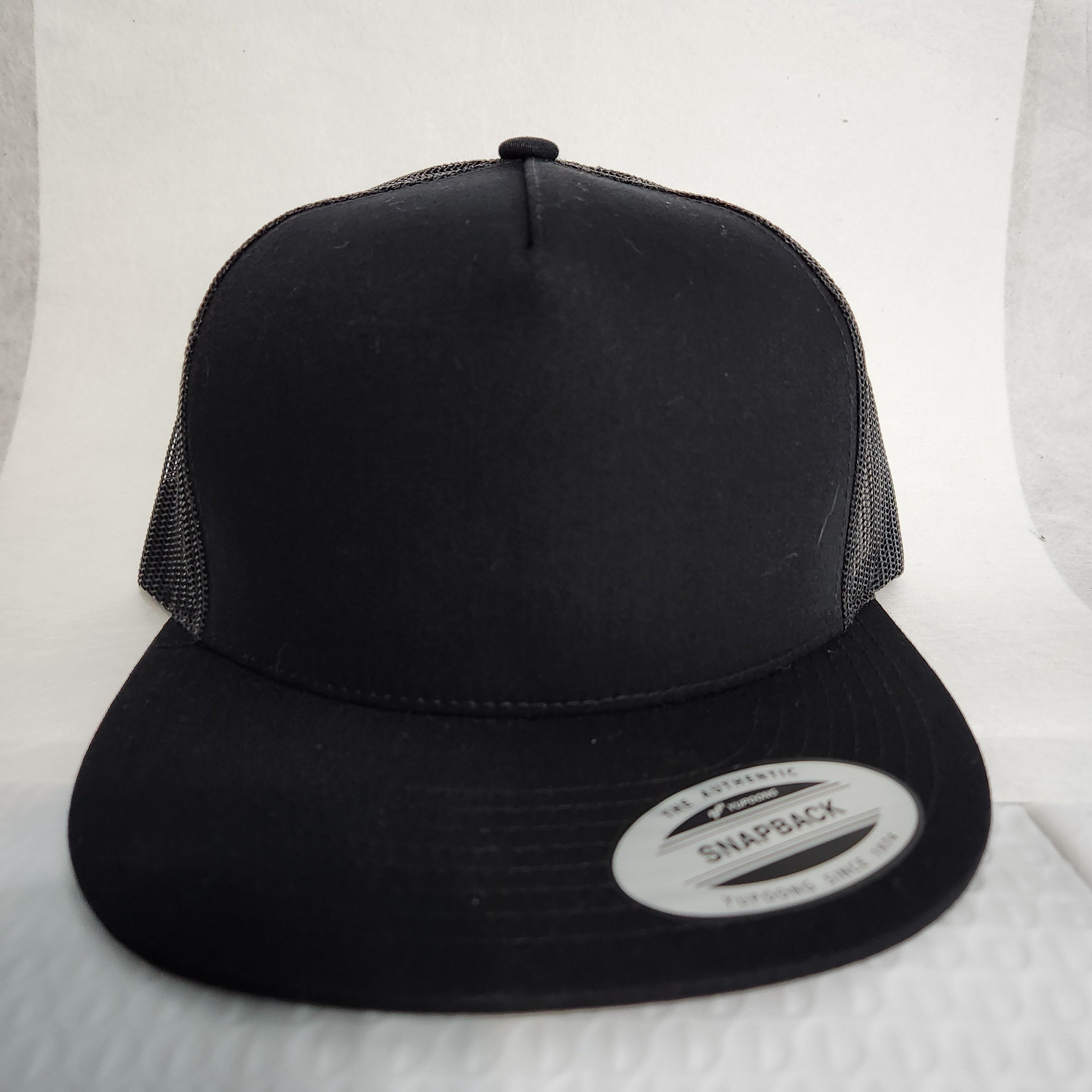Yupoong 6089M Classic Snapback Flat Bill Hat - Custom Embroidery Service Request