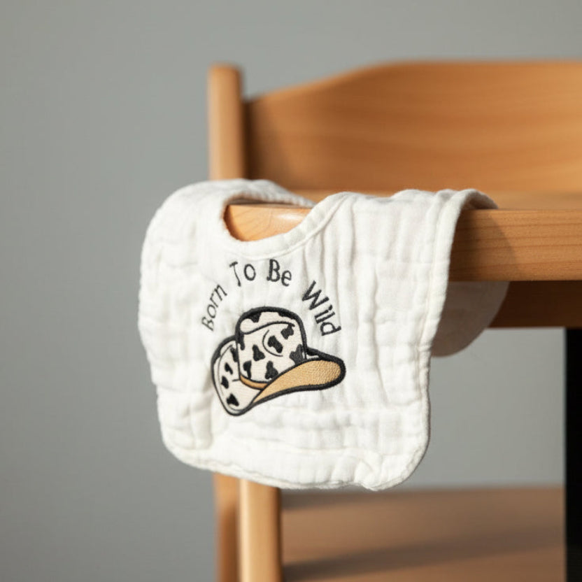 Born to be Wild Bib for Baby Boy or Girl