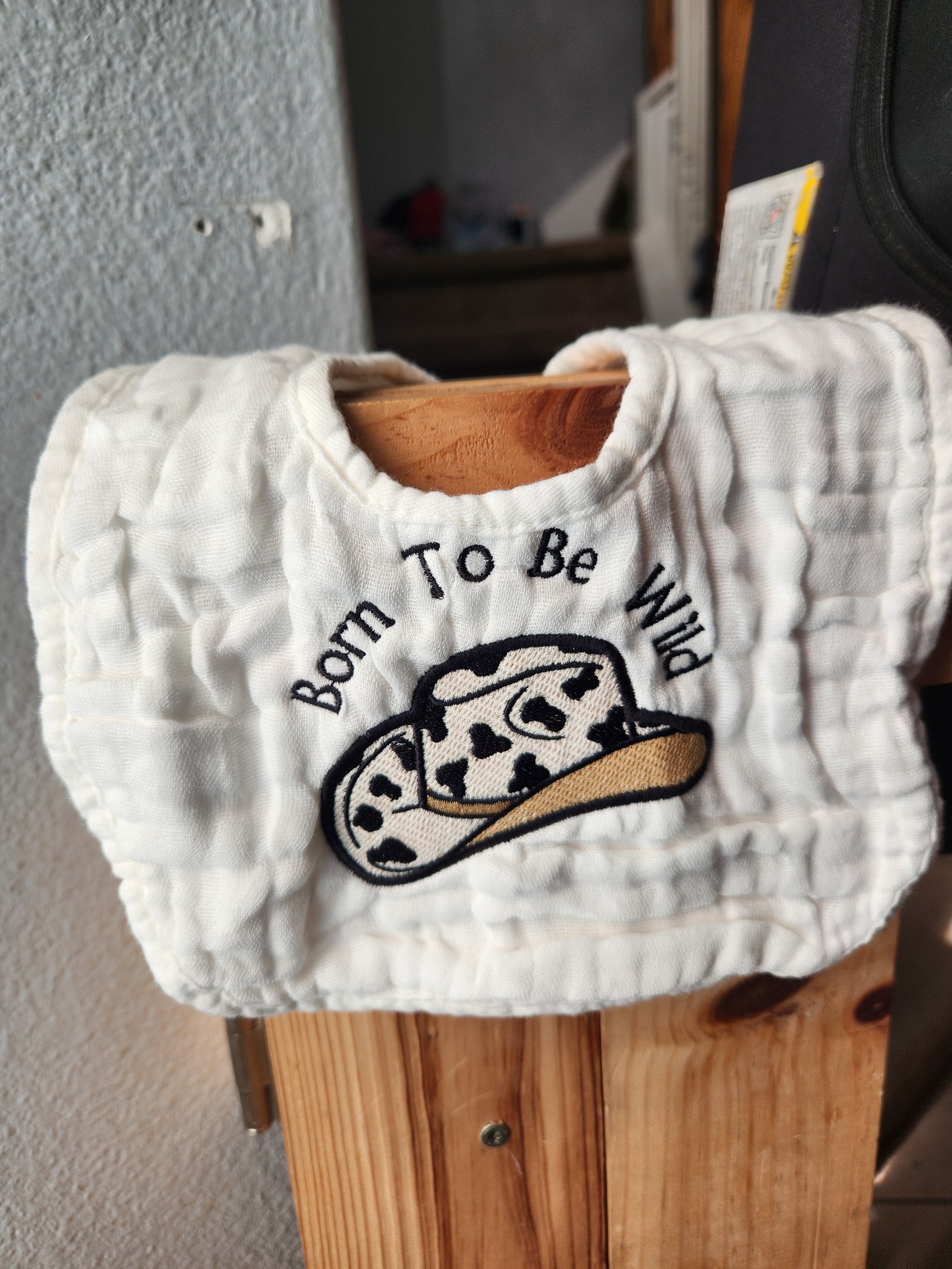 Born to be Wild Bib for Baby Boy or Girl