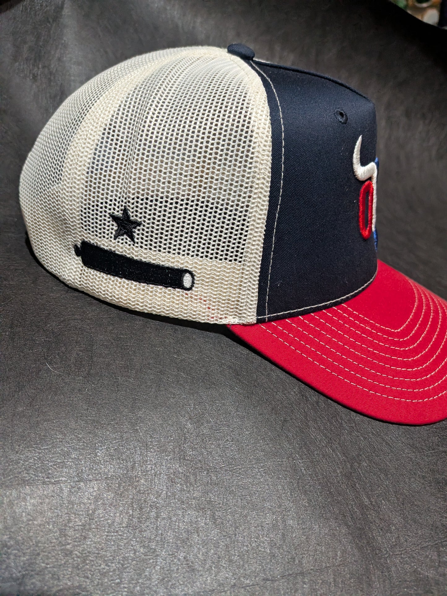 Out West Seams Texas flag hat