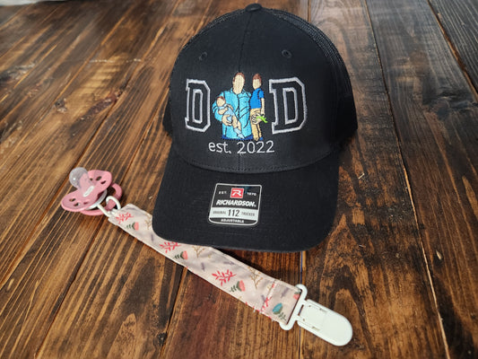 Custom Embroidered Dad Hat – Richardson 112 Trucker Cap