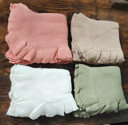 Baby Girl Muslin Bib, & Burp Cloth + Velvet Bow | Custom Name or Initials Embroidered