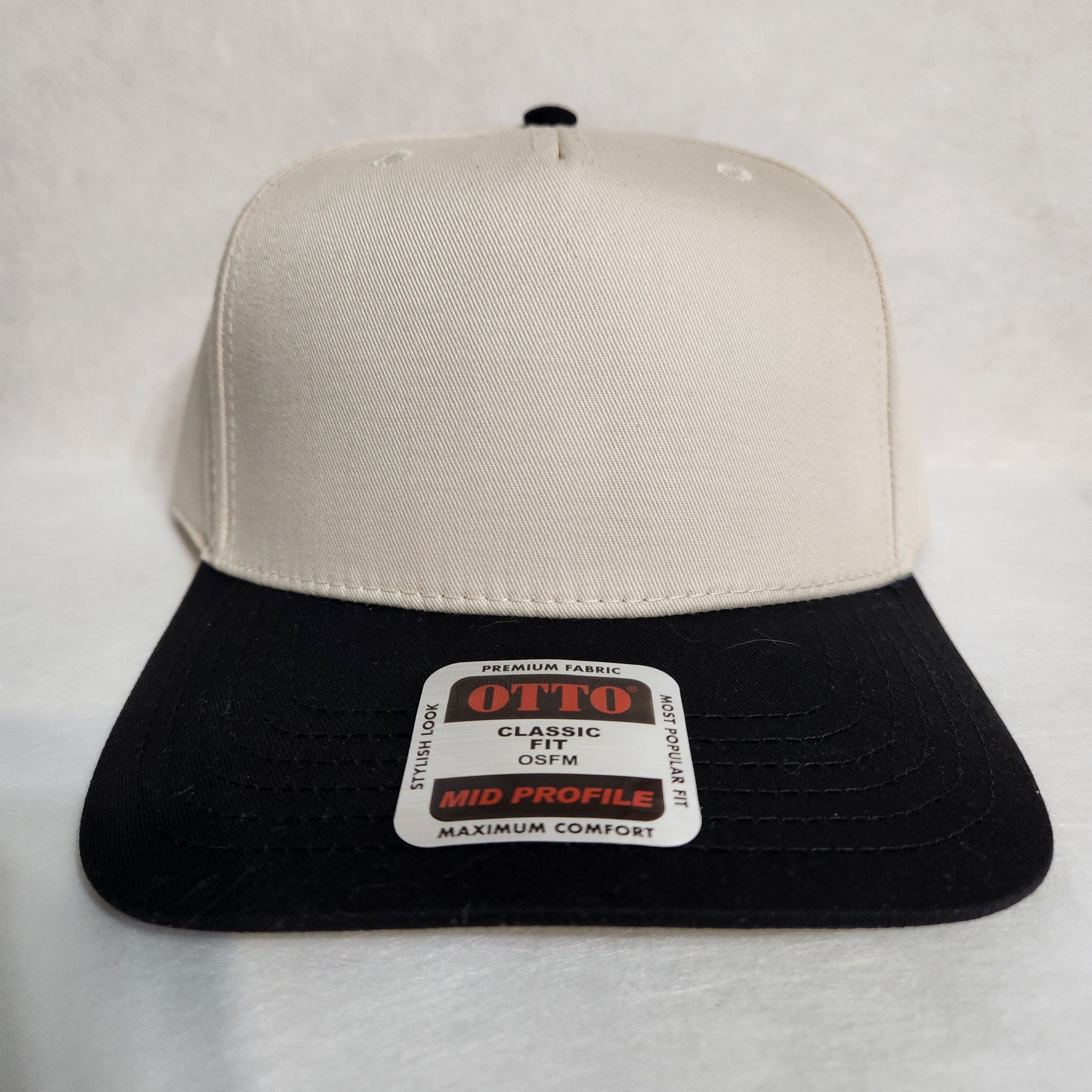 Otto Cap 5-Panel Mid Profile Baseball Cap - Custom Embroidery Service Request